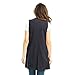 Biovan Women's Wool Blend Sleeveless Long Vest Jacket Longline Slim Waistcoat