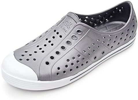 'Sole Selection Mens Grey Water Sneaker, Size 11'