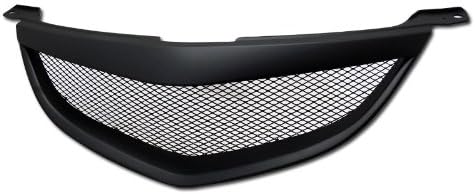 WindGlide GRI-MAZ34D-AM-BK - 04-06 mazda3 4dr abs front grill w/aluminum mesh (black)