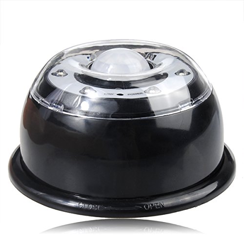 6-LED-Bulbs-Pir-Sensor-Motion-Detector-Light-Lamp-Black