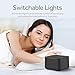 White Noise Machine, X-Sense Sleep Sound Machine with 40 Non-Looping Soothing Sounds and Memory Function, High Quality Speaker with 30 Levels of Volume and 7 Timer Settings for Home