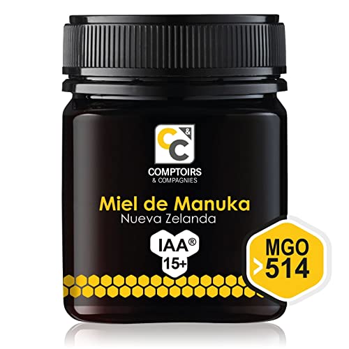 COMPTOIRS ET COMPAGNIES - Miel de Manuka - MGO 514 - IAA15+ - Nueva Zelanda - 250g