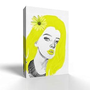 Fashion Girl Painting Wall Poster Decor for Living...
