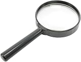 Mercury Handheld Magnifying Glass 6x Magnification Black 65mm Lens view 2