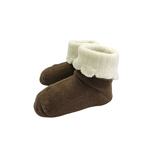 Bowbear Baby 5 pair Crumpet Cuffed Socks