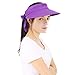 Women's Wide Brim SPF 50+ UV Protection Sun Visor Hat