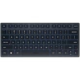Cherry KW 7100 Mini Multi Device Compact Wireless Keyboard with Bluetooth. (Blue Slate) (Renewed)