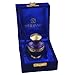 M MEILINXU Small Keepsake Urns for Ashes, Mini Cremation Urns - Fits a Small Amount of Cremated Remains - Display Burial at Home or Office Decor (Elsene Purple, Hand Engraved Brass