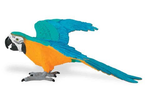 Safari Ltd Wings of the World Blue and Gold Macaw