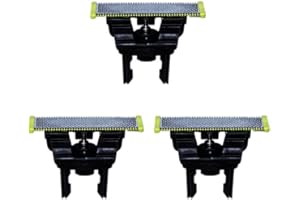 FEAYEA 3Pcs Replacement Blades Compatible with Philips Norelco OneBlade Electric Shaver QP220/50 QP220/80 QP210/80 QP2515 QP2520 QP6510 QP6530