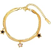 Solza Gold Bracelet for Women – Stainless Steel Chain Link Jewelry, Adjustable Non-Tarnish Gold-Plated Bracelet, Stylish Stackable Bracelet for Everyday & Special Occasions