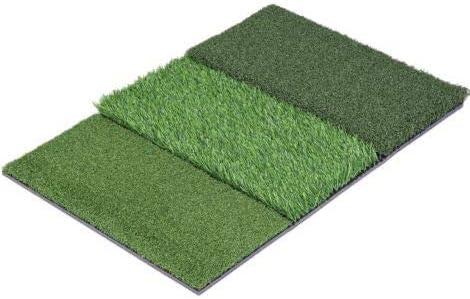 SkyLife Tri-Turf/Dual-Turf Golf Hitting Mat 16” x 25”, Driving Chipping Putting Training Aids for Backyard Home Garage Outdoor Practice with TEEs (Tri-Turf (16” x 25”)) SkyLife Tri-Turf/Dual-Turf Golf Hitting Mat 16” x 25”, Driving Chipping Putting Training Aids for Backyard Home Garage Outdoor Practice with TEEs (Tri-Turf (16” x 25”))