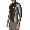 Mens-Hurley-Freedom-202-Surf-Jacket-Wetsuit-Top-Black-Grey-MRG0000110-00A-XL
