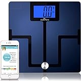 Easy@Home Digital Bluetooth Body Fat Smart Scale with App for iOS and Android Mobile Devices, CF351BT