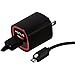 Motorola Droid Turbo 2 Compatible 2.4-Amp Rapid Home Wall AC Charger USB 6ft Long Cable Adapter MicroUSB Power Wire Data Cord Touch Activated LED