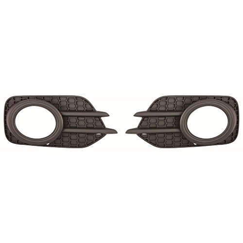 Volkswagen Tiguan 2012-2016 Foglight Bezel W/ Hole for Foglights Pair Driver and Passenger Side VW1038123, VW1039123