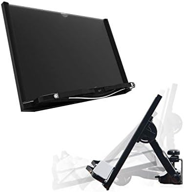 QLTP Premium Multi-functional Book Notebook Tablet Desk Stand Black - 0 to 90 Degrees Adjustable Angles - Worldwide Patent Pending - Made in Korea