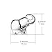 YFN Elephant Stud Earrings Sterling Silver Ear Studs for Women