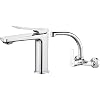 Ibergrif-M11004-Praga-Grifo-De-Bano-Mezclador-De-Lavabo-Cromo-Plata-M16357-Star-Cocina-De-Pared-Grifo-Para