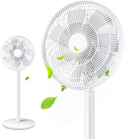 白7葉台座ファン リビング扇風機 床ファン機械制御3速度1 振動調整可能な高さ ピボットファン延長3m電源コード ジムガレージ用
