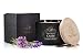 Luxury Scented Soy 3 Wick Candle for Stress Relief & Relaxation High Intensity Aromatherapy (CALM - Lavender Vanilla Candle)