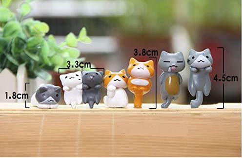 Astra Gourmet Cat Keychains - 6 Collectable Figurines - Features a Detachable Keyring - Authentic Japanese Design - Durable Plastic