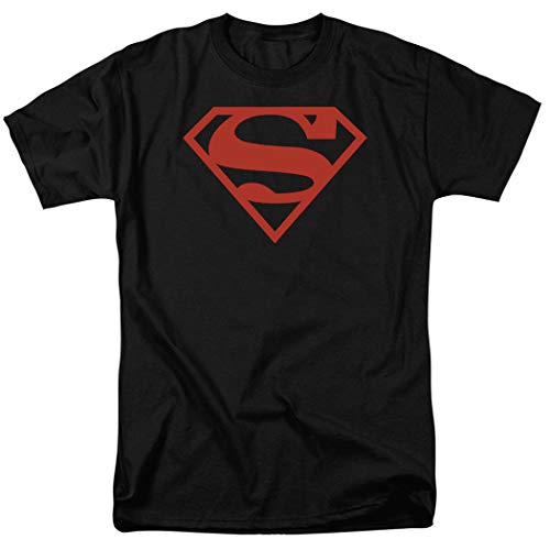 DC Comics Superboy Logo T Shirt (Large) Black