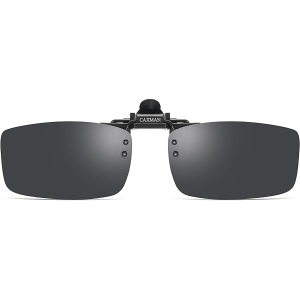 ibasenice 4pcs Clips for Clip-On Polarized Sunglasses Lens - Anti-Glare Glasses Clamp Attachment Stainless Steel 3D Movie Eyeglass Holders for Driving Outdoor Sports