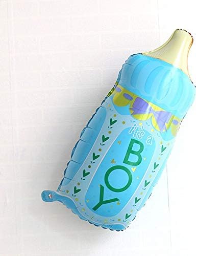 Baby Boy Baby Boy Girl Dot Mini Milk Bottle Shower Foil Balloons