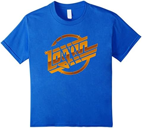 Kids Logan &amp; The Wolf - Cool vintage typography logo T-shirt 12 Royal Blue