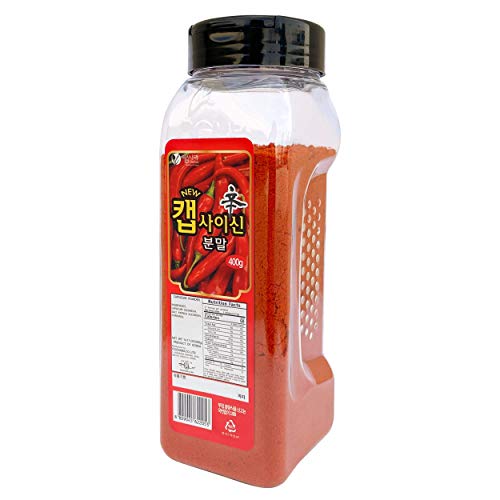 ROM AMERICA Korean Capsaicin Chili Pepper Powder, Ground Red, 400g