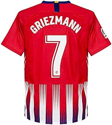 TINGYWANM Atletico Madrid Mens 18-19 Season #7 Griezmann Home Soccer Jersey Color Red