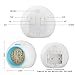 Alarm Clock Wake Up Light Digital Ninonly 6 Natural Sound Indoor Temperature Calendar Nice Gift Decor 7 Auto Switch Colors LED Night Light for Kids Bedroom Adults White