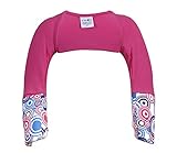 ScratchMeNot Flip Mitten Sleeves, Sensitive - Baby Girls' Stay On Scratch Mitts - Fuchsia Sunshine, 3T