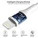 Syncwire iPhone Charger Lightning Cable - 3.3Ft [Apple Mfi Certified] Fast Charging & Syncing Apple Charger Cord for iPhone 11 XS Max XR X 8 Plus 7 Plus 6S 6 Plus Se 5, iPad iPod - White