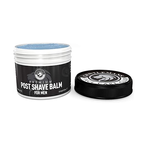 Aftershave Balm For Men - Gentlemans Face Care Club Vegan Friendly After Shave Post Shave Gel With Witch Hazel + Aloe…