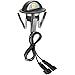 FVTLED Pack of 10 Warm White Low Voltage LED Deck Lights kit Φ1.38 Outdoor Garden Yard Decoration Lamp Recessed Landscape Pathway Step Stair Warm White LED Lighting, Black