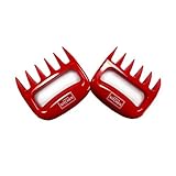 Bear Paw Pulled Pork Meat Shredding Bear Claws - Tear and Shred Pulled Pork and Chicken - For Grilling, Cooking, Carving and Barbecues - Use to Lift Hot Roasts and Other Large Foods - Heat Safe - Dishwasher Safe - Set of 2 - By London Kitchen