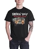 Green Day T Shirt Revolution Radio Album Cover Band Logo Official Mens Black