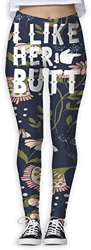 I Like Her Butt Custom Colorful Skinny Pants For Yoga Running Gym Women Sexy Yoga Pants Printed Dry Fit Sport Pants Elastic Fitness Gym Pants Workout Running Tight Sport Leggings Female Trousers