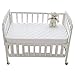 Bassinet Mattress Pad Cover Waterproof Quited Mattress Protector Hypoallergenic & Soft Fitted Baby Bassinet Size 15