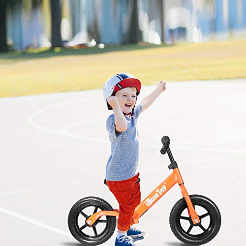 iBaseToy Kids Balance Bike, Lightweight No Pedal Kids Walking Bicycle