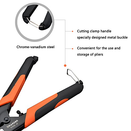 Lightdot Hardware 8-Inch Vanadium Mini Bolt Cutter (Attached With A Pair Of Gloves)
