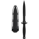 Schrade Delta Class Needle Magnum Serrated Fixed Blade with High Carbon Stainless Steel for Outdoor Survival