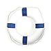 50cm （19.7in） Diameter Swim Foam Ring Buoy Swimming Pool Safety Life Preserver W/Nylon Cover Kid Child Adult