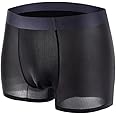 GAOGAO Breathable Ice Silk Men's Underwear Sweat Absorbing Fitness Sport Boxer Briefs Fast Drying