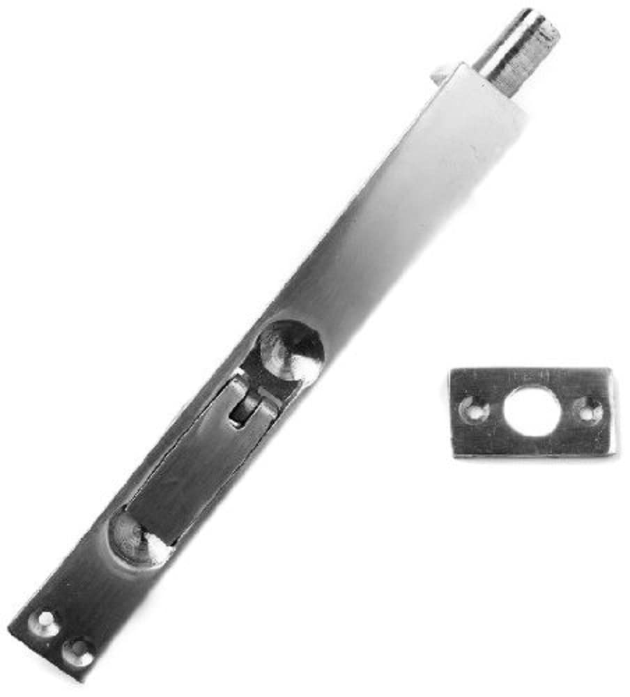 Merriway® BH00894 Flush Fitting Door Bolt, 150 mm (6 inch) - Chrome