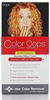 Color Oops Hair Color Remover Extra Strength 1 Application (Set of 2)