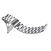 TBFUNNY Fitbit Blaze Band, Replacement Stainless Steel Band Strap Only for Fit bit Blaze Smart Fitness Watch (Match Link Removal Tool), Silver