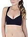 Racerback Push Up Padded Sports Bras Multiple Colors (Medium, Black)